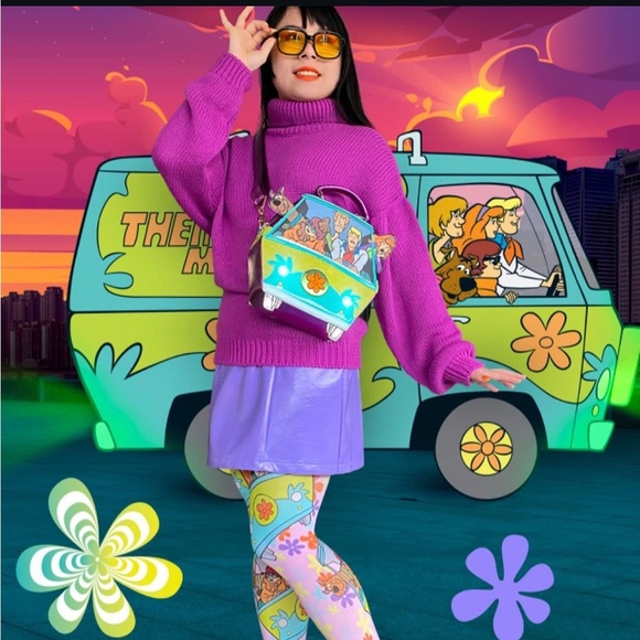 Irregular Choice Scooby Doo Mystery Machine Crossbody Bag W/LIGHT UP HEADLIGHTS - Picture 12 of 13